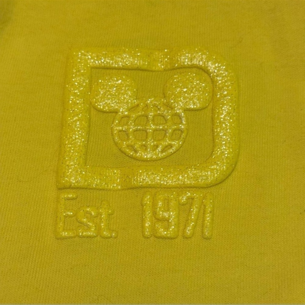 Disney Parks Spirit Jersey in Vibrant Yellow size L - Picture 7 of 10
